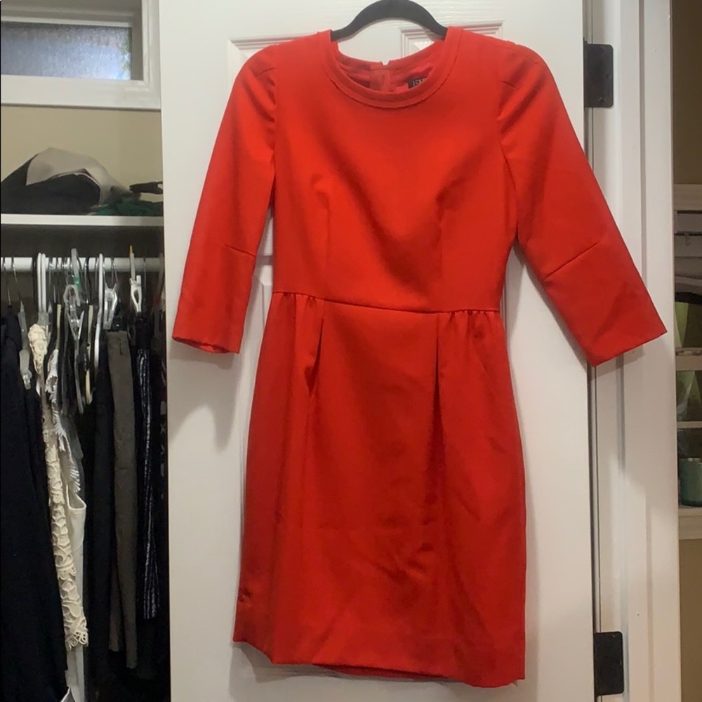 J. Crew Red Dress